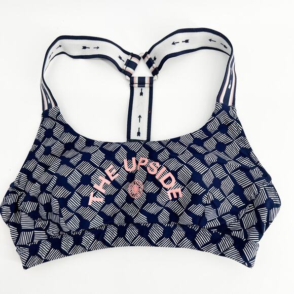 The Upside x Soul Cycle Alexa Vintage Print Sports Bra Athletic Activewear Sz M - Picture 2 of 8